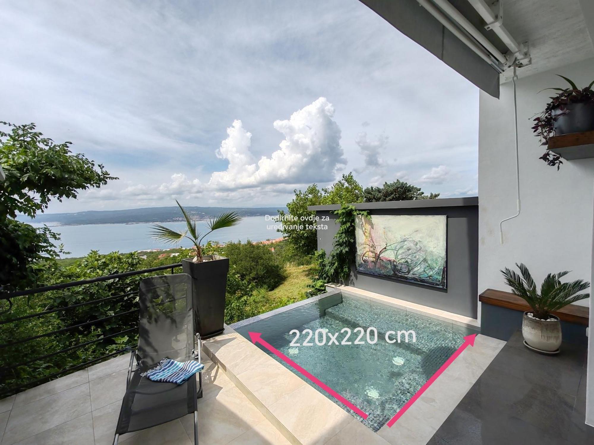 Art Gallery House With A Small Relaxing Pool Crikvenica Kültér fotó